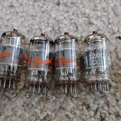 Original 1979 Fender Branded (2) 6V6GT's, (4) 7025, (2) 12AT7 tubes image 5