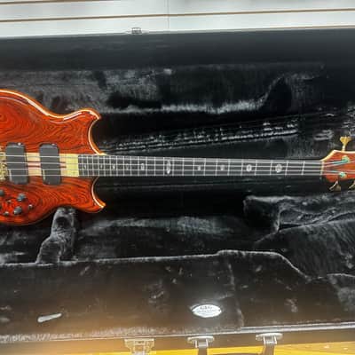 Alembic Stanley Clarke Sign Deluxe, Cocobolo / Ebony / Green and Amber LED's  9.8 LBS *IN STOCK* image 19