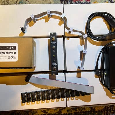 4ms Row Power 40 Power Module Bundle w/ Bus Stick, Flying Bus Cable & Power supply image 1