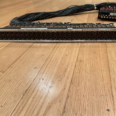 Switchcraft 48 point TRS patchbay x2 with Christmas Trees TRS 1980s - Black image 2