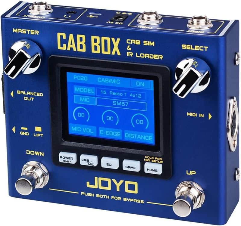 Cabinet Modeling and Power Amp Simulator Effect Pedal Supports Third Party IRs Loading for Electric Guitar & Bass (Cab-Box R-08) image 1