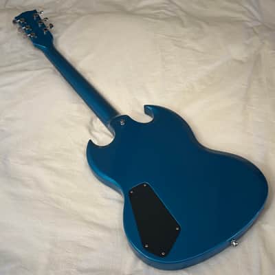 Vintage 1998 Gibson SG-X (SG Junior) - Laguna Blue Metallic Custom Color - Free Pro Setup image 16