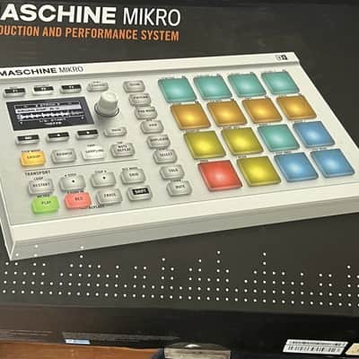 Native Instruments Maschine Mikro MKII 2010s - White Native Instruments Maschine Mikro Sampler & Sequencer (Open Box) image 2