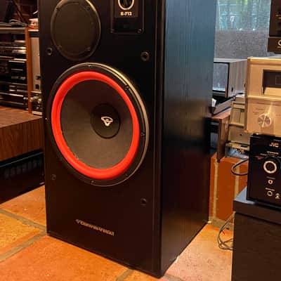 Cerwin-Vega E-712 Floor Speakers (1998) Black image 1