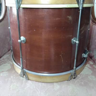 WFL 10x14 Parade Snare 1940s, 50s - Mahogany image 3