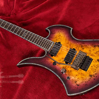 B.C. Rich Mockingbird Extreme Exotic with Floyd Rose Left Hand EXMGFRPHLH 2020 Purple Haze image 3