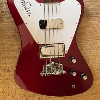 Like NEW 🇺🇸USA Gibson Thunderbird NR  bass guitar - super butter action - Sparkling Burgundy image 7