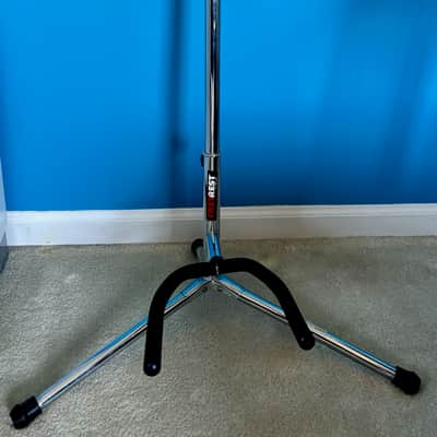 FretRest by ProLine HT1010GC Single Guitar Stand 2017 - Chrome image 1
