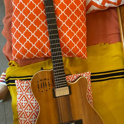 Godin A6 Ultra Koa HG Limited Edition Semi-Hollow 2010s - High-Gloss Natural image 6