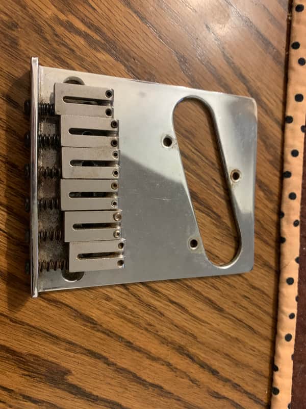 Vintage Telecaster Bridge 80’s-90’s? - Chrome image 1