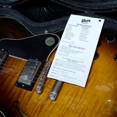 Gibson Memphis ES-335 Dot Figured Vintage Sunburst ESDTVSNH1 2002' image 10