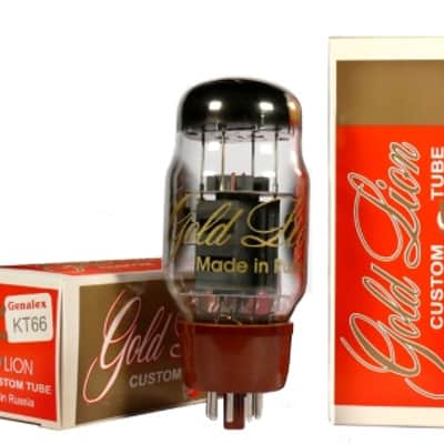 Genalex Gold Lion KT66 Power Tube, Matched Pair. Brand New w/ 24-hour Burn In! image 4