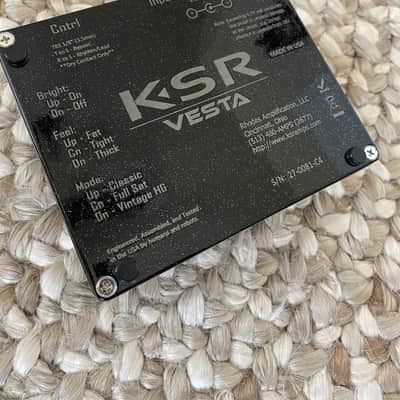 KSR PA50 6L6 Power Amp & Vesta Preamp Pedal 2021 Black Sparkle Rig image 2