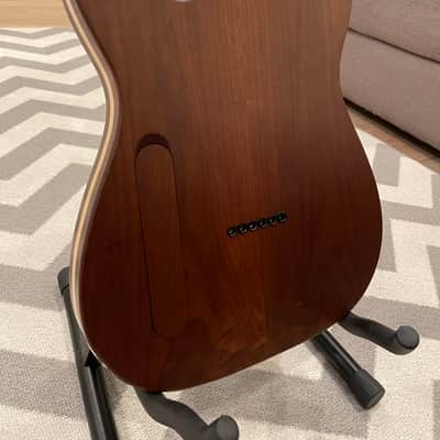 Custom Telecaster Body – Figured Mahogany & Maple Center – Fender/Warmoth Compatible image 9