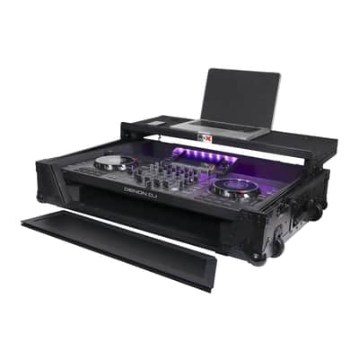 ProX XS-SCLIVE4 LTBL ATA Road Case For Denon SC Live 4 w/Shelf+1 Rack Space+LED image 5