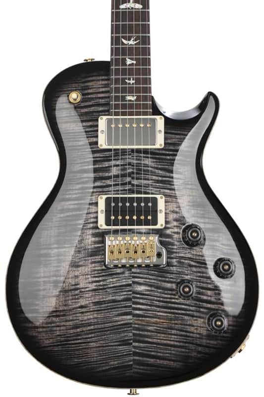 PRS Mark Tremonti Signature 10-Top Electric Guitar with Tremolo - Charcoal Contour Burst/Charcoal image 1