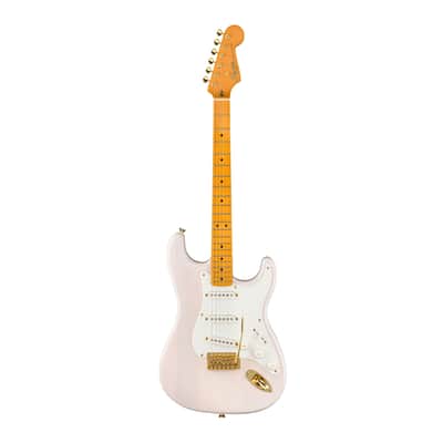 Squier Classic Vibe 50s 6-String Right-Handed Stratocaster Electric Guitar with Maple Fingerboard and Alnico Pickups (White Blonde)