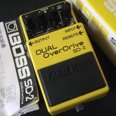 【大幅値下げ】BOSS DUAL OverDrive SD-2 Boss SD 2 DUAL Over Drive 1995 0 Effect For Sale TCGAKKI