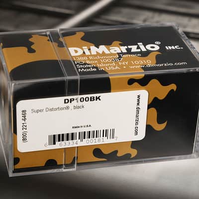 DiMarzio DP100BK Super Distortion Humbucker - Black / Standard Spacing image 2