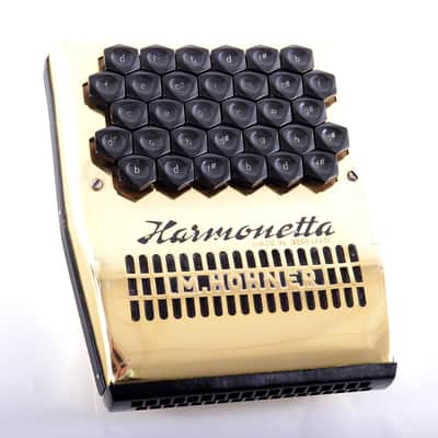 Extremely Rare, Vintage, Collectible, Excellent Musical Instrument Hohner Harmonetta Harmonica + Original Case - Made in Germany - 1960`s image 2