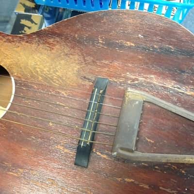 Cowboy Loye Parlor acoustic guitar 1930's rare vintage old antique image 21