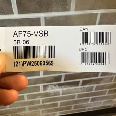Ibanez AF75-VSB Artcore with Walnut Fretboard 2019 - Present - Vintage Sunburst image 4