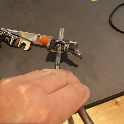 A helpful clamp for drummers and percussionists image 1