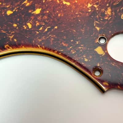RebelRelic Stratocaster Celluloid Top Tortoise Pickguard - Brown Tortoise Strat Guard - Vintage - Aged Relic image 5