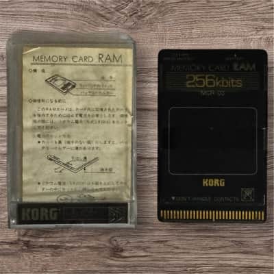 【KORG】MCR-03 メモリーカード 256kb KORG MCR-03 メモリーカード RAM - 神奈川県の中古楽器店 パプリカ