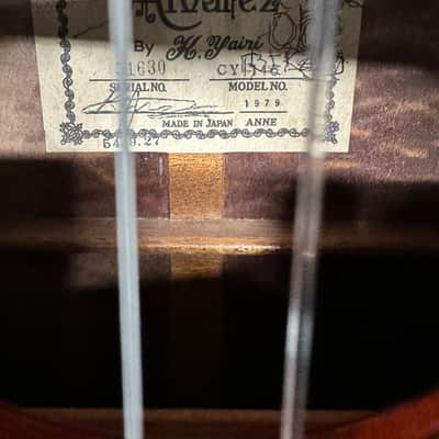 Vintage 1979 Alvarez CY140 Classical Guitar Made in Japan by Kazuo Yairi – MIJ Nylon String image 7