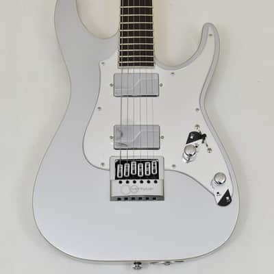 ESP LTD KS M-6 Evertune Ken Susi Metallic Silver Guitar 0273 image 2