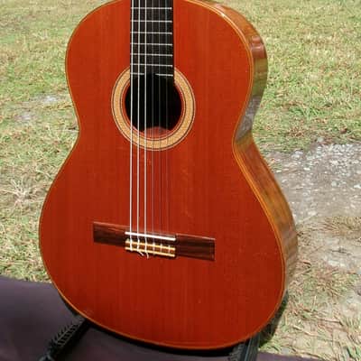1980 Kazuo Yairi YC-50 AMAZING RAMIREZ STYLE Classical Concert Guitar+Hard Case plus more extras image 4