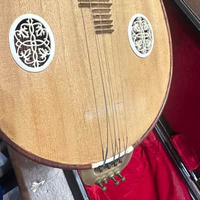 Vintage Chinese Yueqin Moon Lute 4-String w/ Case & Accessories – Traditional Folk Instrument image 4