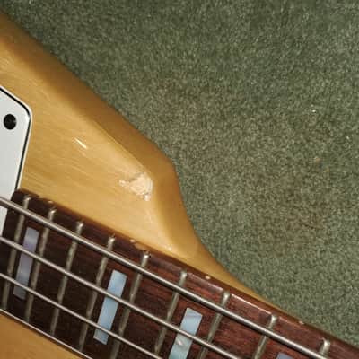 Washburn USA CS V Bass 90s - Gloss Korina image 8
