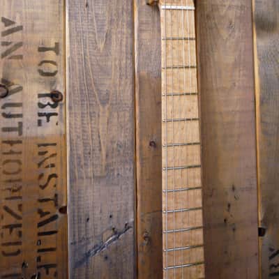 WR C-Lest Custom Shop, Matte black, mirror pickguard, Strat image 6