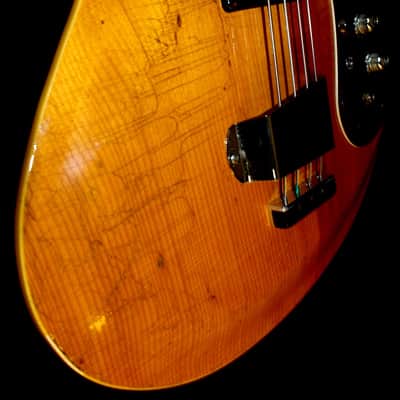 Mosrite MARK X, Model 502 JOE MAPHIS BASS 1967 Natural. Walnut Body. Spruce Top. Maple Neck. image 19