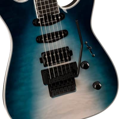 Jackson Pro Plus Series Soloist SLA3Q Polar Burst Ebony Fingerboard image 5