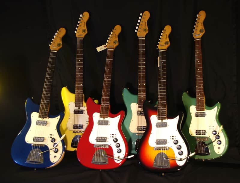 KAPA CO-IV Continental 1966 Guitar COLLECTION. 6 guitars, one group. RARE. Made in the USA. image 1