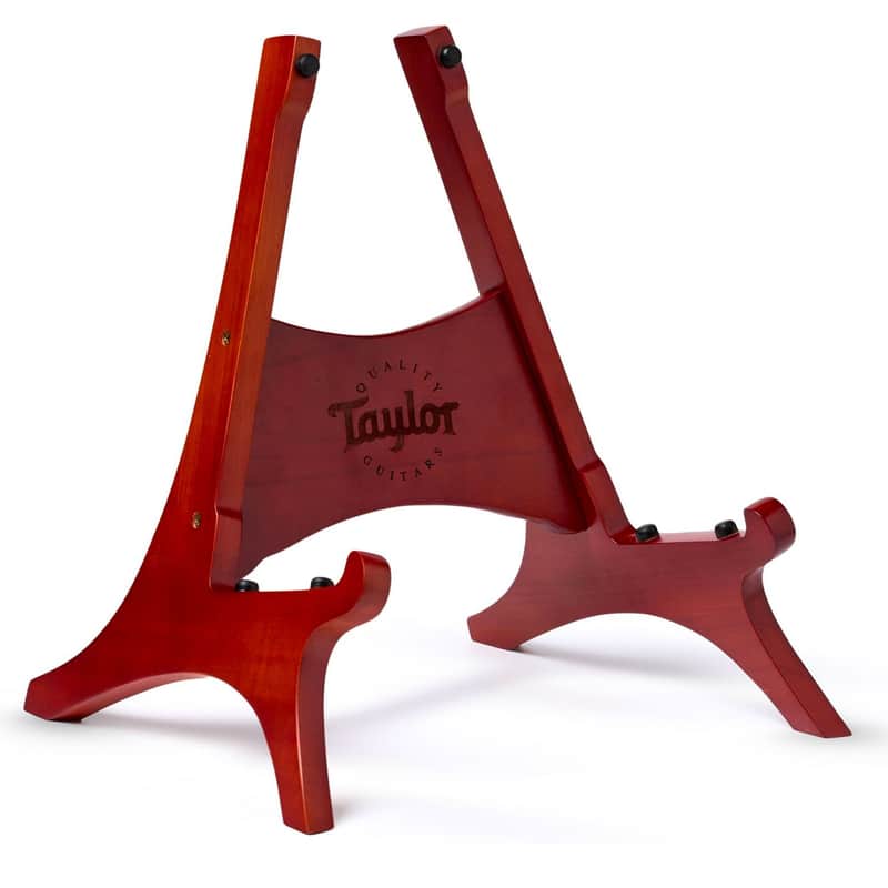 Taylor Mahogany Guitar Stand Dark Finish image 1