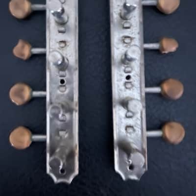 Kluson No line vintage mandolin tuning keys 50’s - Nickel image 3
