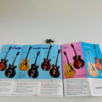 Guild Electric Guitars & Basses Foldout Catalog – 1973 image 4