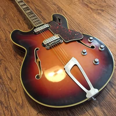 Vintage 60's Welson D2 Wurlitzer Semi-Hollow Body 335 style image 1