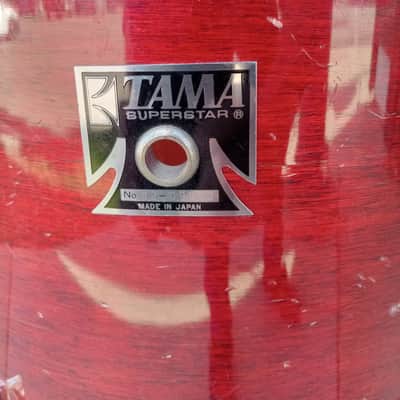 Tama Superstar X-tra Series 13" Tom 1980's - Cherry Wine image 5