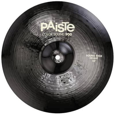 Paiste Color Sound 900 Black 14" Sound Edge HiHat image 2
