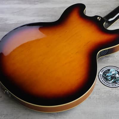 1996 Epiphone Casino Hollowbody Reissue - Paul McCartney (Three-Tone Sunburst) image 9