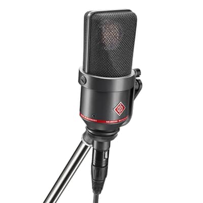 Neumann TLM 170 R Large-Diaphragm Multipattern Condenser Microphone (Black) Bundle with Auray RF-5P-B Reflection Filter and Reflection Filter Tripod Mic Stand image 2