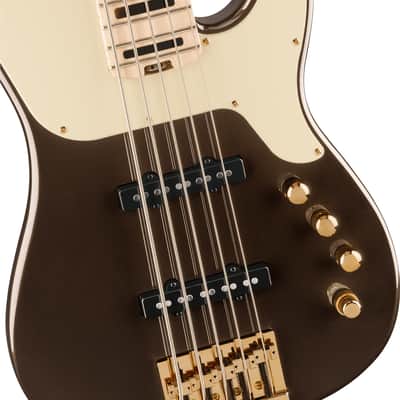 Jackson Adam Blackstone "Gladys" Jackson Pro Series Sig Concert Bass Maple FB Black Stone with Bag image 3