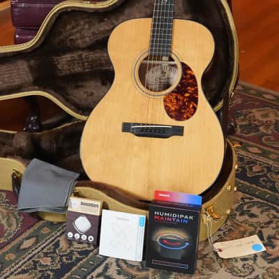 *New 2026 Model* Boucher BG-41T-G Torrefied Adirondack/Torrefied Mahogany Bluegrass Goose Gold Pack OM Hybrid Acoustic Guitar #1022 image 1
