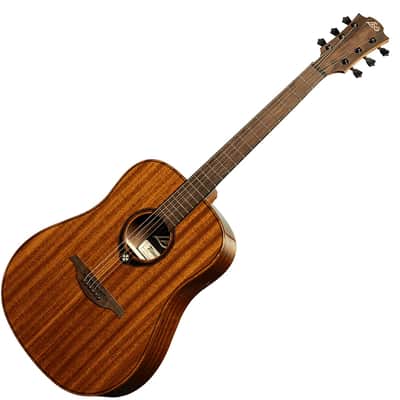 Lag Tramontane T98D Dreadnought Acoustic Guitar with Solid Khaya Top image 1