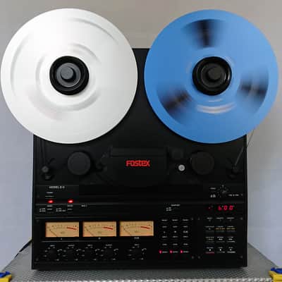 Fostex E-2, 2-track (half track), High Speed (7.5 & 15 ips), completely overhauled, calibrated and aligned late 90s - perfect image 1